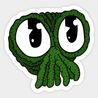 kawaii Cthulhu. cute Lovecraftian monster. Sticker